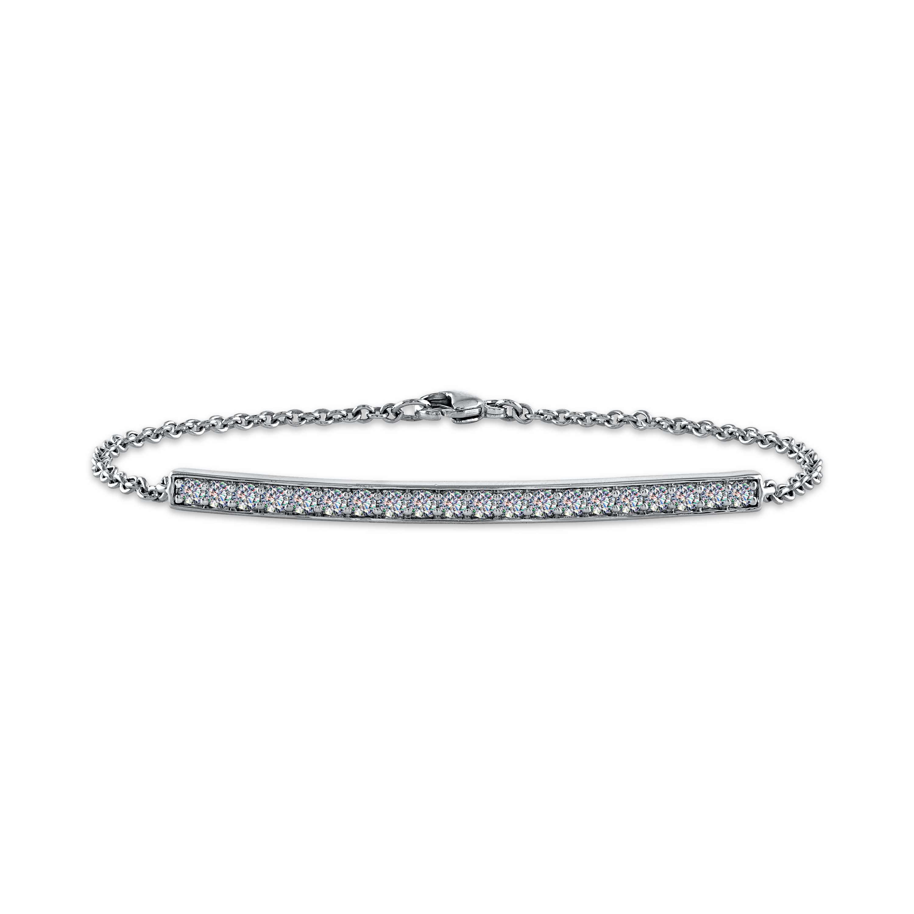 Diamond Bar Bracelet