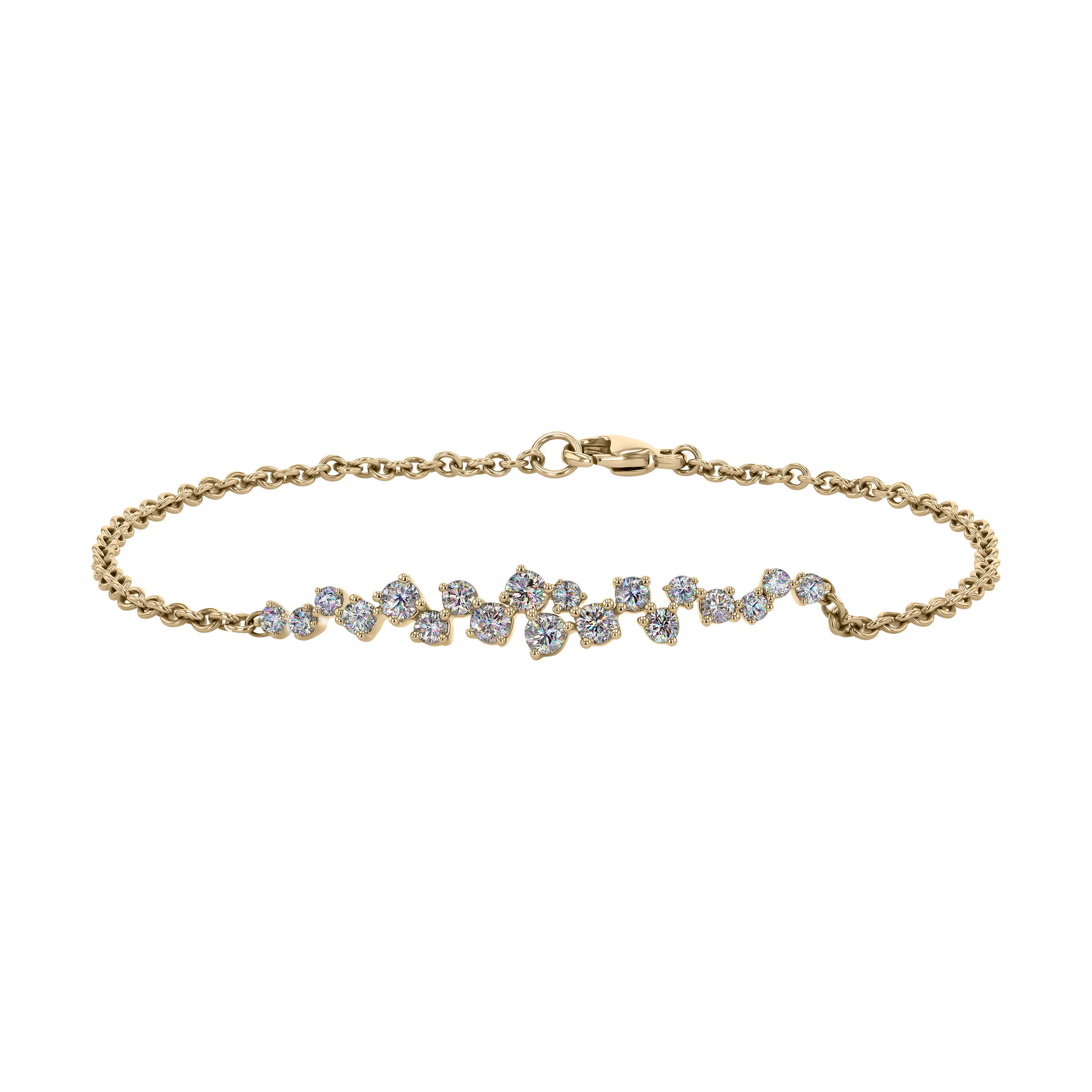 Scattered Diamond Bracelet