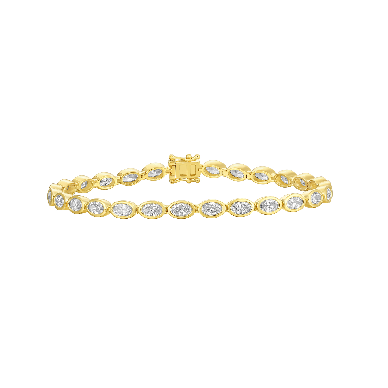 Oval Cut Diamond Bracelet