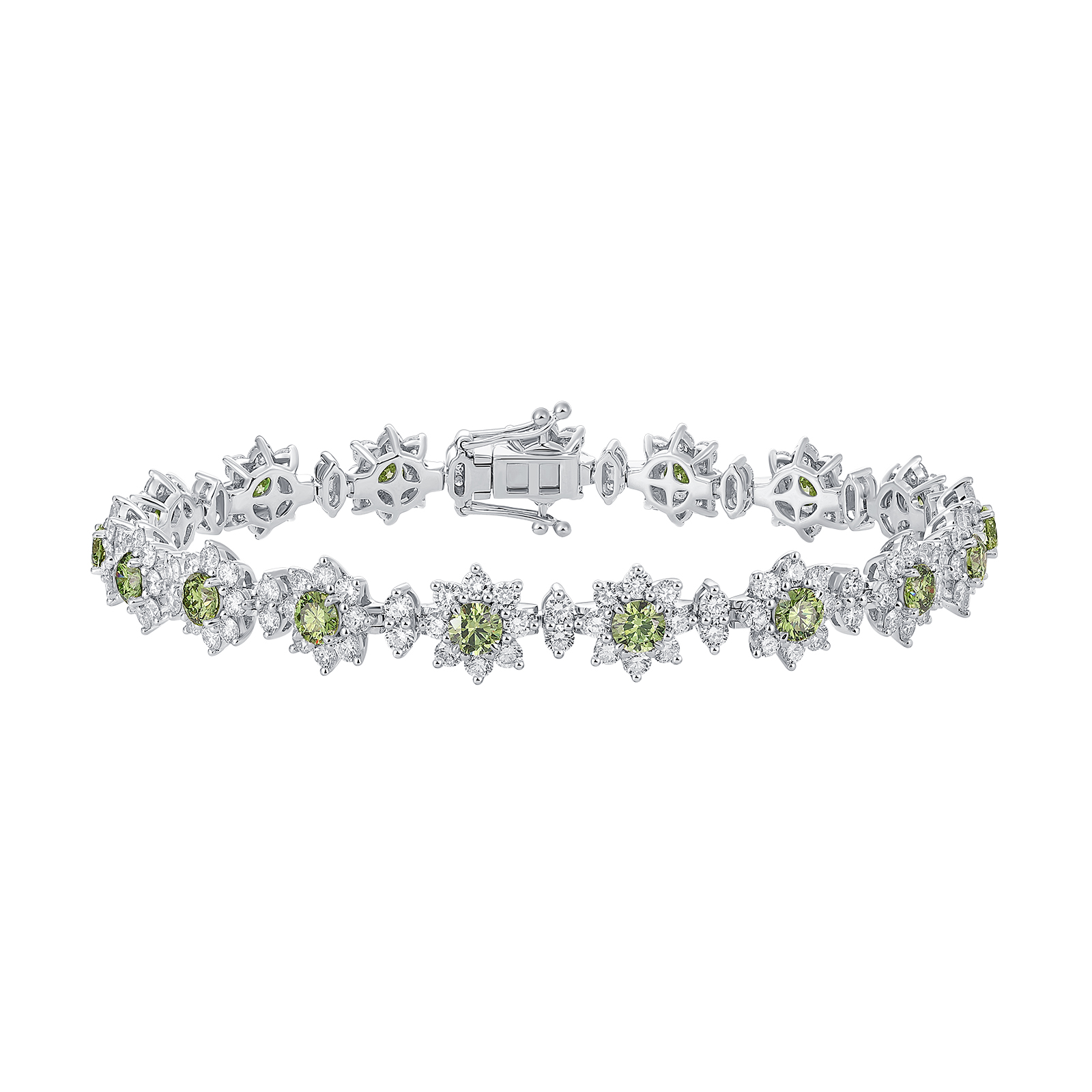 Green Diamond Bracelet