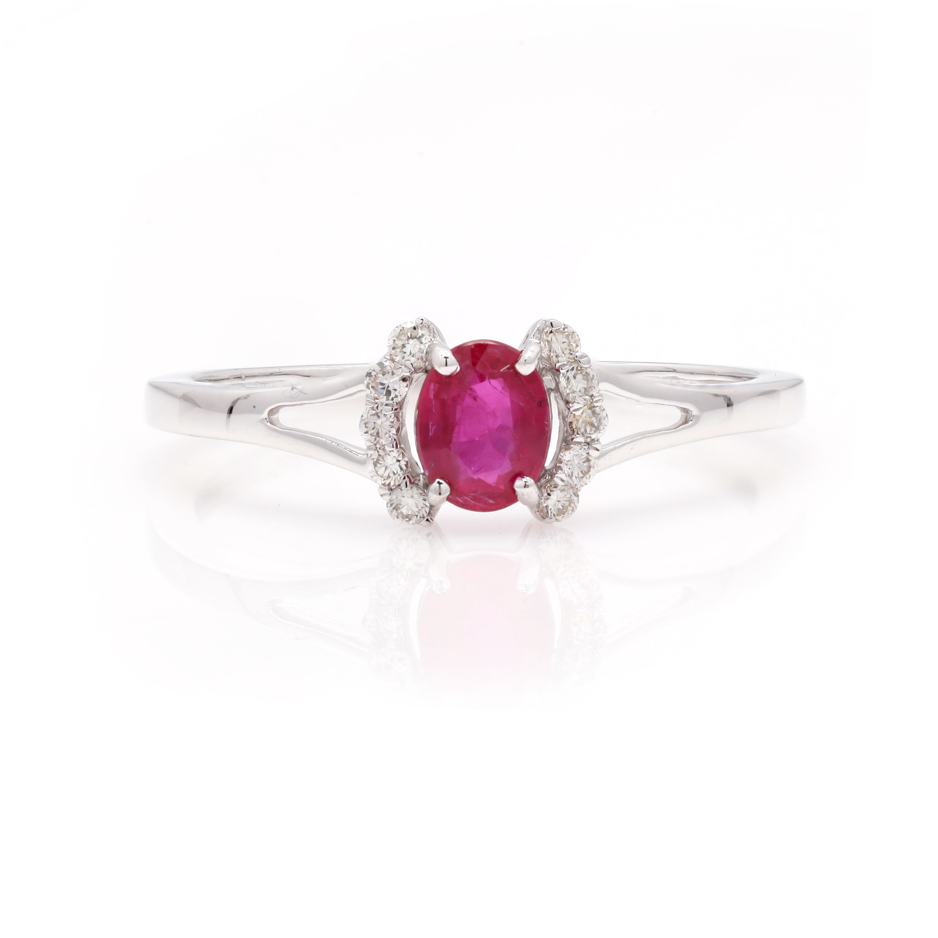 Oval Ruby Ring