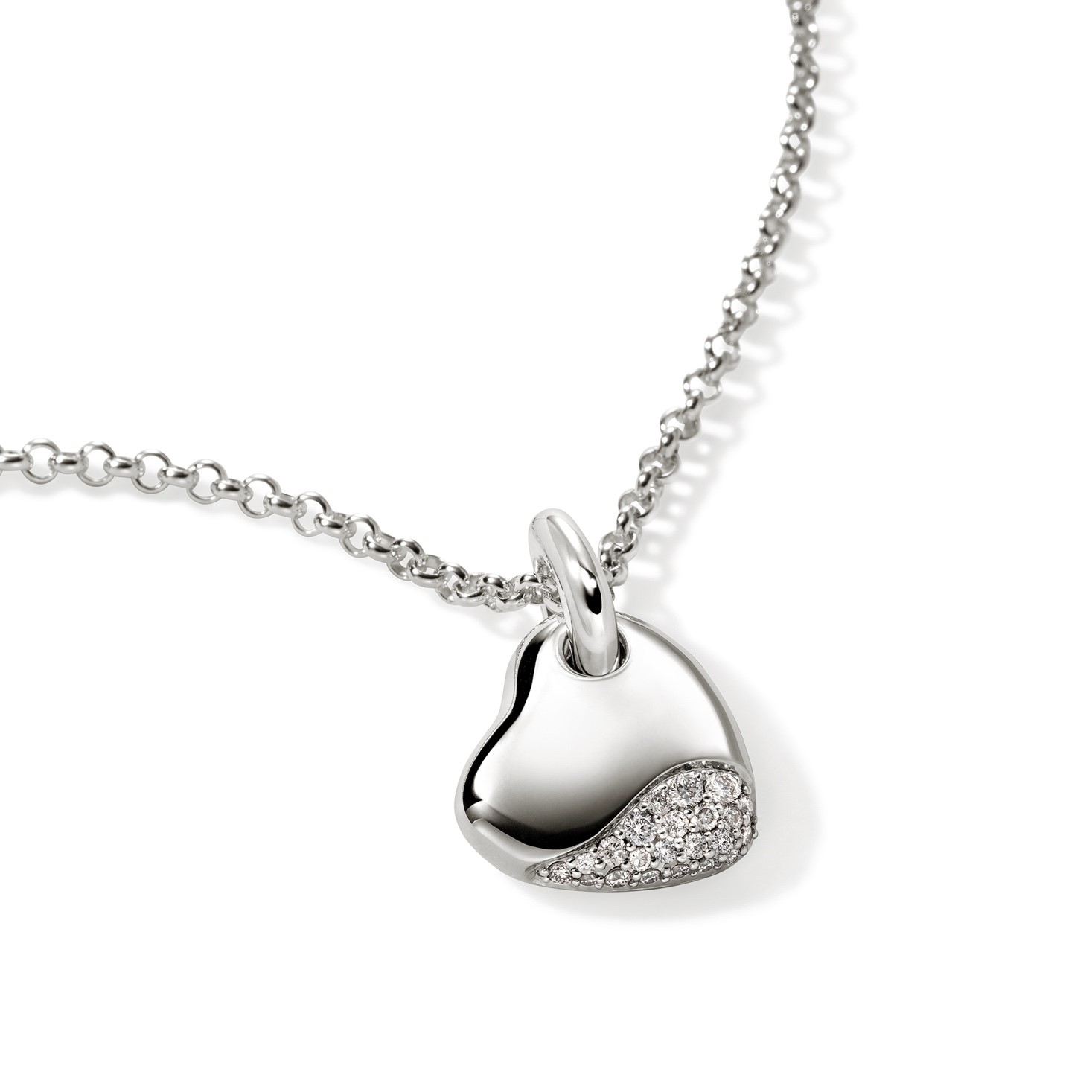 Heart Pebble Pendant